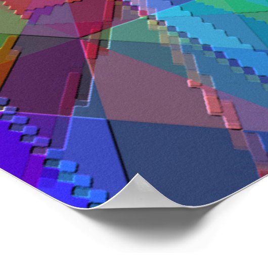 Psychedelisches Raumschiff...... Poster (Ecke)