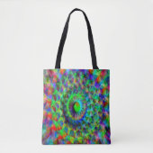 Psychedelisches Raumschiff...... Tasche (Vorderseite)