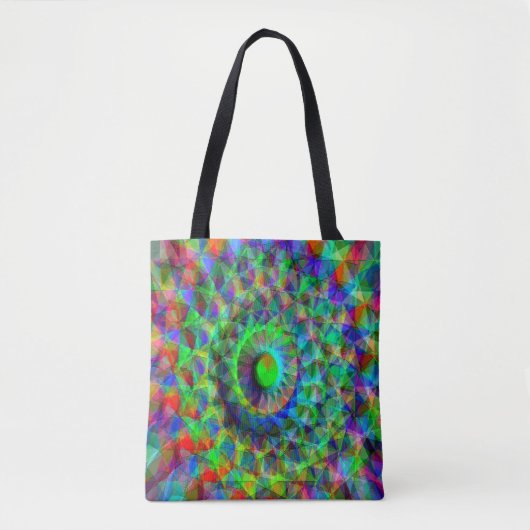 Psychedelisches Raumschiff...... Tasche (Vorderseite)