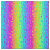 Psychedelisches Regenbogen-Küchen-Material Stoff (Muster)