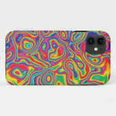 Psychedelisches Regenbogen-Öl-Muster Case-Mate iPhone Hülle (Rückseite (Horizontal))
