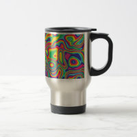 Psychedelisches Regenbogen-Öl-Muster