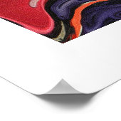 Psychedelisches Retro Poster (Ecke)