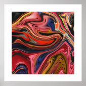 Psychedelisches Retro Poster (Vorne)