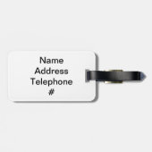 Psychedelisches Rollercoaster-Tunnel-Fraktal Gepäckanhänger (Rückseite horizontal)