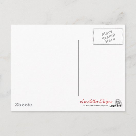 Psychedelisches Seepferd Meeresschildkröte Art Postkarte (Rückseite)