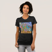 Psychedelisches Seepferd Meeresschildkröte Art T-Shirt (Vorne ganz)