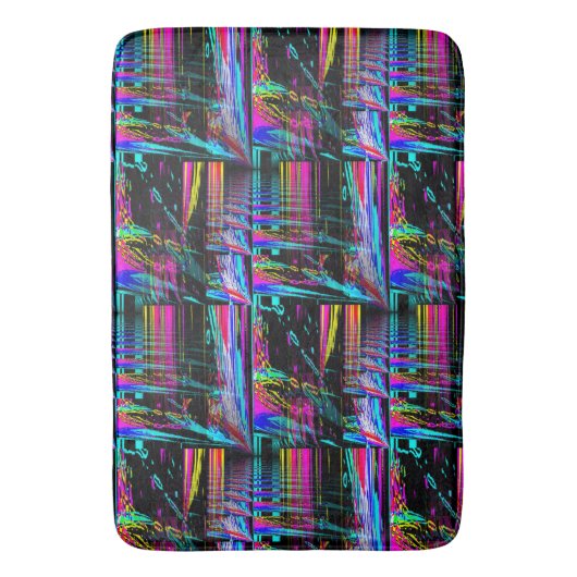 Psychedelisches Segeln.... Badematte (Vorderseite Vertikal)