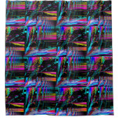 Psychedelisches Segeln.... Duschvorhang (Vorderseite)