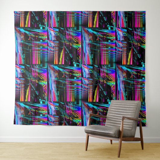 Psychedelisches Segeln.... Wandteppich (Beispiel (Horizontal))