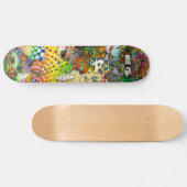 Psychedelisches Skateboard (Horizontal)