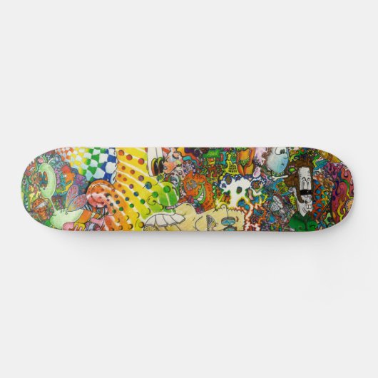 Psychedelisches Skateboard (Horizontal)