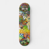 Psychedelisches Skateboard (Vorderseite)
