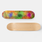 psychedelisches Skateboard (Horizontal)