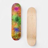 psychedelisches Skateboard (Vorderseite)