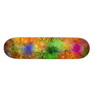 psychedelisches Skateboard