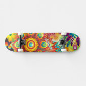 Psychedelisches Skateboard-Deck Skateboard (Horizontal)