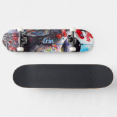 Psychedelisches Skateboard-Deck Skateboard (Horizontal)
