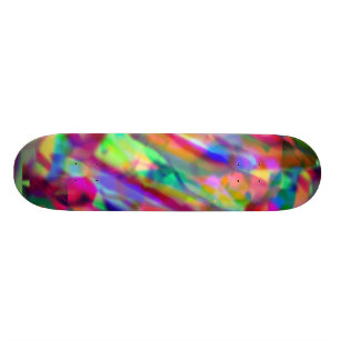 Psychedelisches Skateboard der bunten Schaffung