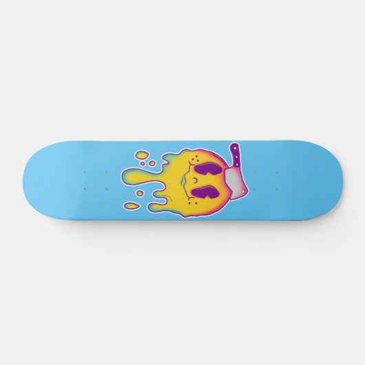 psychedelisches Smiley Skateboard (Horizontal)