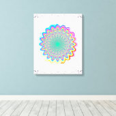 Psychedelisches Soul - Kunst für Ihre innere Hippi Leinwanddruck (Insitu (Holzboden))