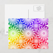 Psychedelisches Spheres-Muster: Postkarte (Vorne/Hinten)
