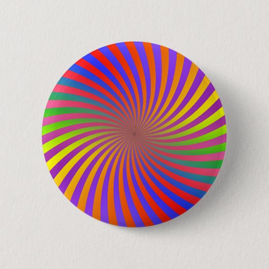 Psychedelisches Spiraldesign: Button (Vorderseite)