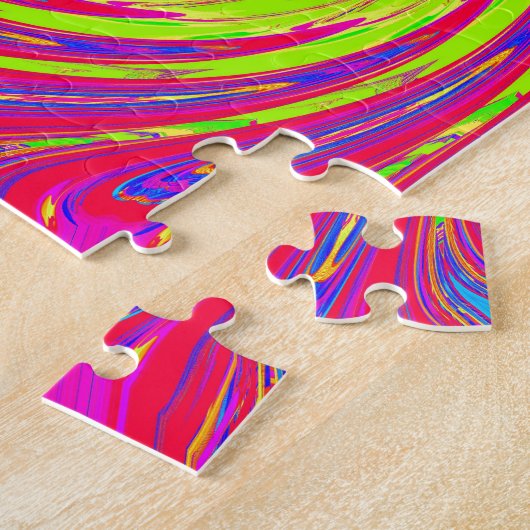 Psychedelisches Spiralmuster: Puzzle (Seite)