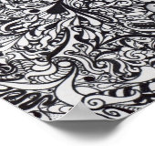 Psychedelisches Spitzposter Poster (Ecke)