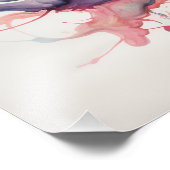 Psychedelisches Splashgitarren Foto Art #1 (Ecke)