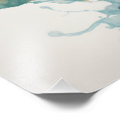 Psychedelisches Splashgitarren Foto Art #4 (Ecke)