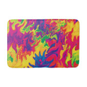 Psychedelisches Splashing...... Badematte (Vorderseite)
