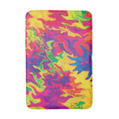 Psychedelisches Splashing...... Badematte (Vorderseite Vertikal)