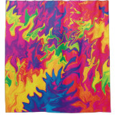 Psychedelisches Splashing...... Duschvorhang (Vorderseite)