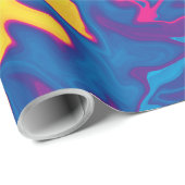 Psychedelisches Splashing...... Geschenkpapier (Rolleneckpunkt)