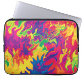 Psychedelisches Splashing.... Laptopschutzhülle (Vorderseite)