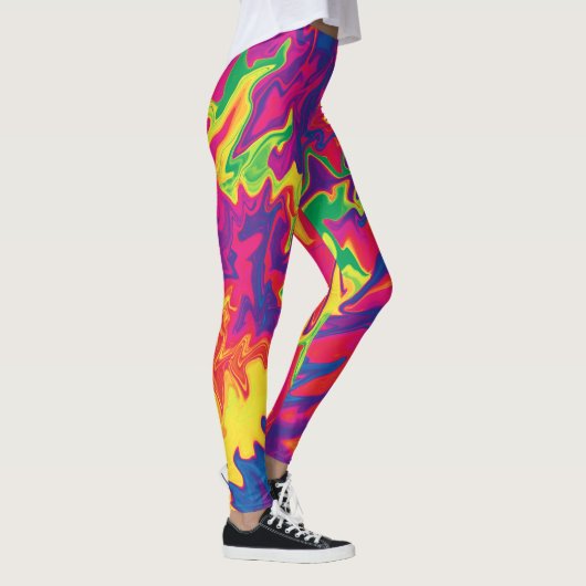 Psychedelisches Splashing....... Leggings (Rechts)