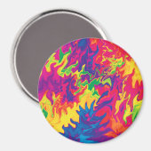 Psychedelisches Splashing...... Magnet (Vorderseite/Rückseite)