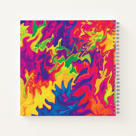 Psychedelisches Splashing...... Notizblock (Rückseite)