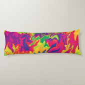 Psychedelisches Splashing....... Seitenschläferkissen (Rückseite)