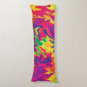 Psychedelisches Splashing....... Seitenschläferkissen (Vorderseite Vertikal)