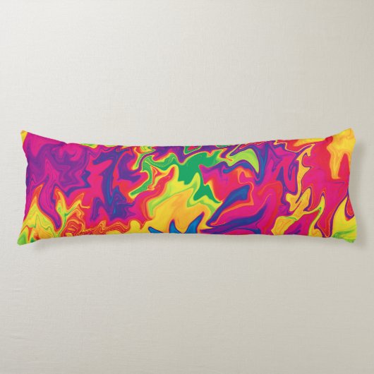 Psychedelisches Splashing....... Seitenschläferkissen (Vorderseite)
