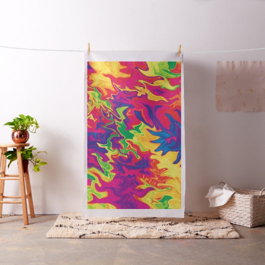 Psychedelisches Splashing...... Stoff (Beispiel)