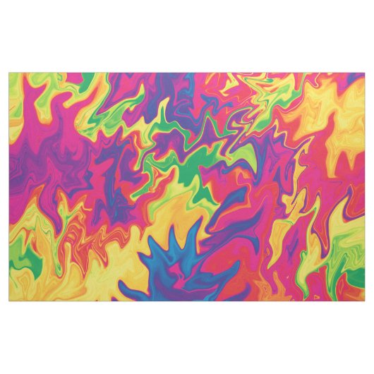 Psychedelisches Splashing...... Stoff (Yard (91,4 cm))