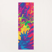 Psychedelisches Splashing...... Yogamatte (Rückseite)
