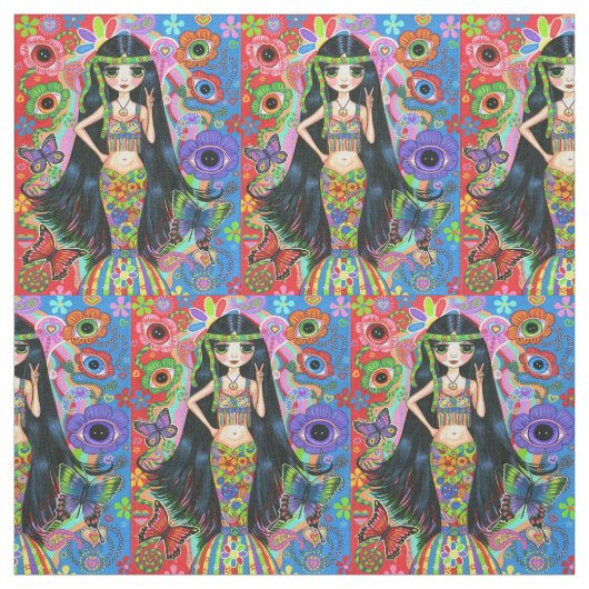 Psychedelisches Stoff (Muster)