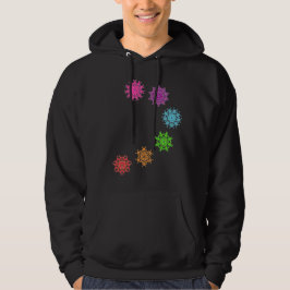 Psychedelisches Sweatshirt chakras