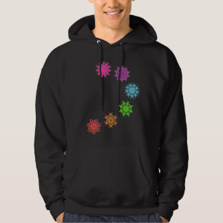 Psychedelisches Sweatshirt chakras