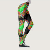 Psychedelisches T-Rex Leggings (Rechts)