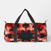 Psychedelisches Tie Dye Bloom Weekender Kit Duffle Bag (Vorderseite)